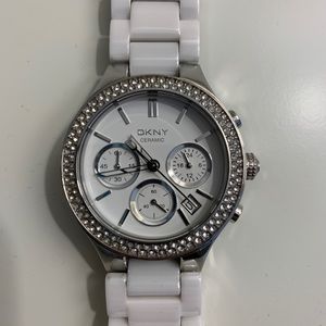 DKNY White Ceramic Women’s Watch